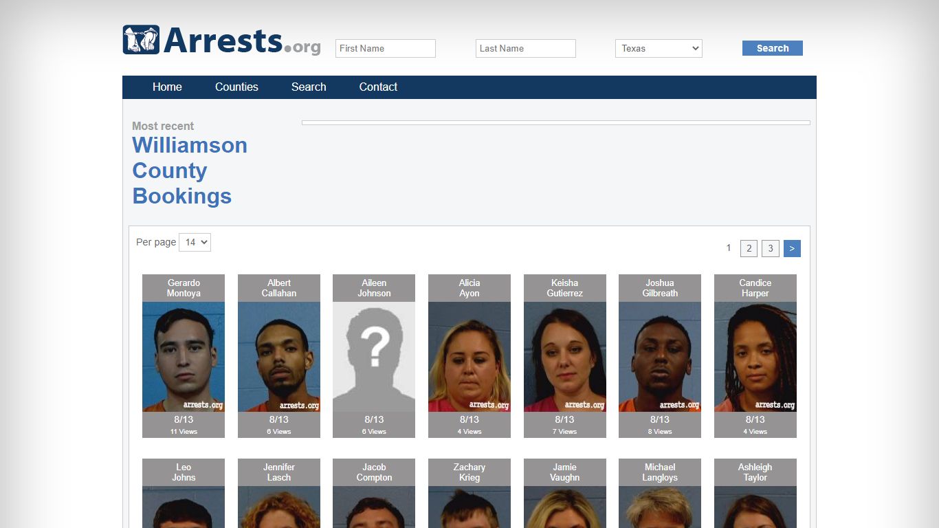 Williamson County Arrests and Inmate Search